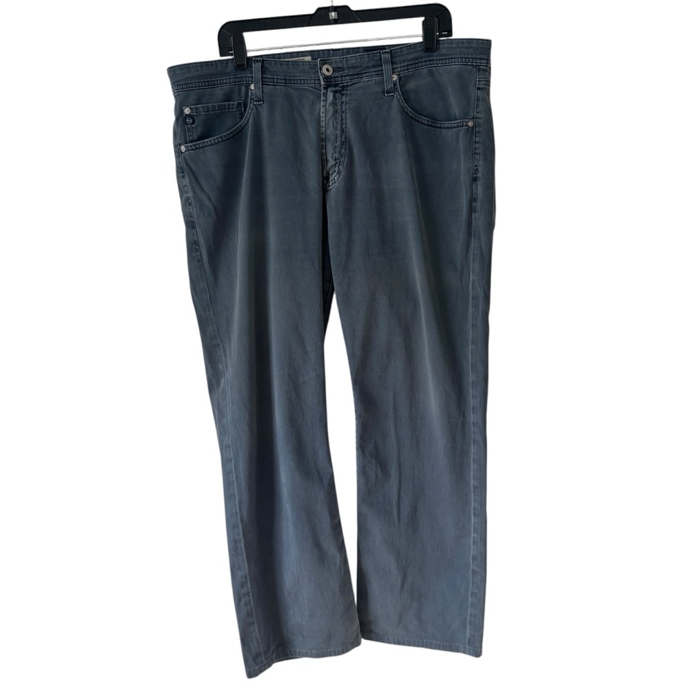 AG Adriano Goldschmied Jeans Mens 38X29 The Protege Gray Straight Leg Denim